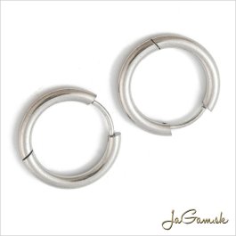 Kruhové náušnice CHIRURGICKÁ OCEĽ 19mm, 2ks (CH1763)